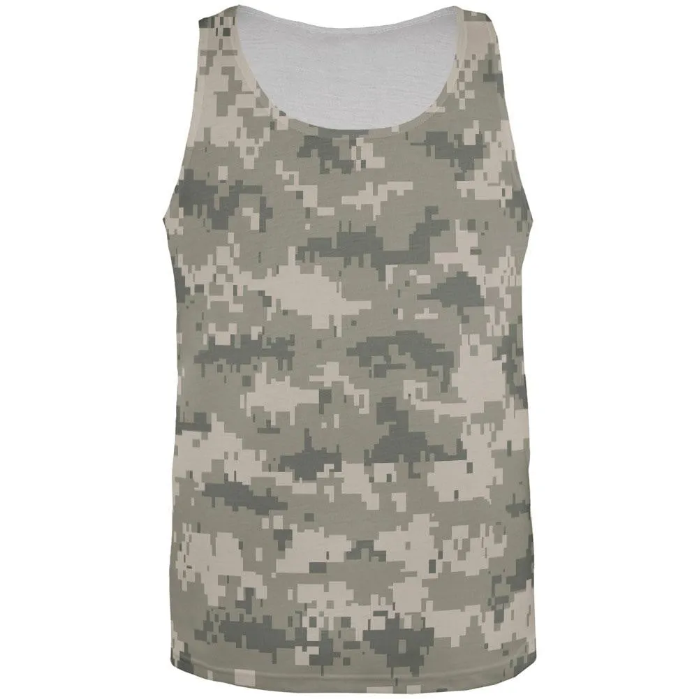 Desert Digital Camo All Over Adult Tank Top sold by Old Glory