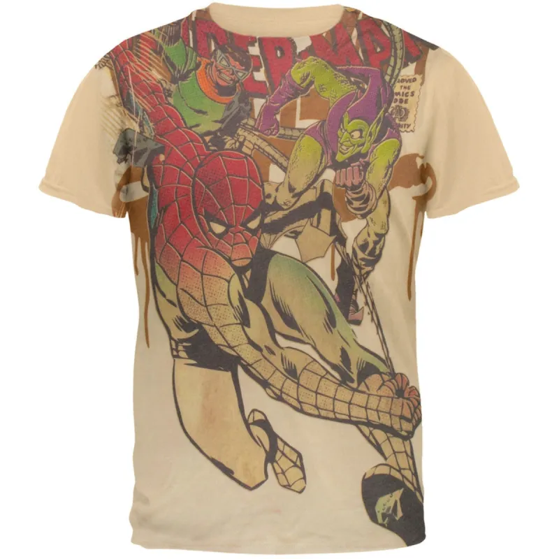 Spider-Man - Doc Ock Battle Sublimation Soft T-Shirt sold by Old Glory