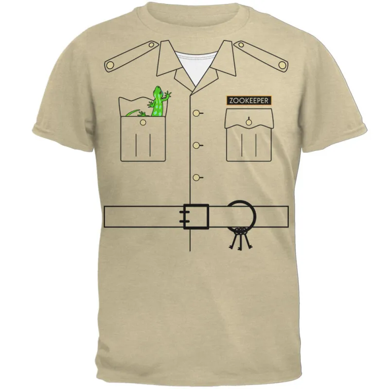Halloween Zookeeper Costume Mens Soft T Shirt sold by Old Glory