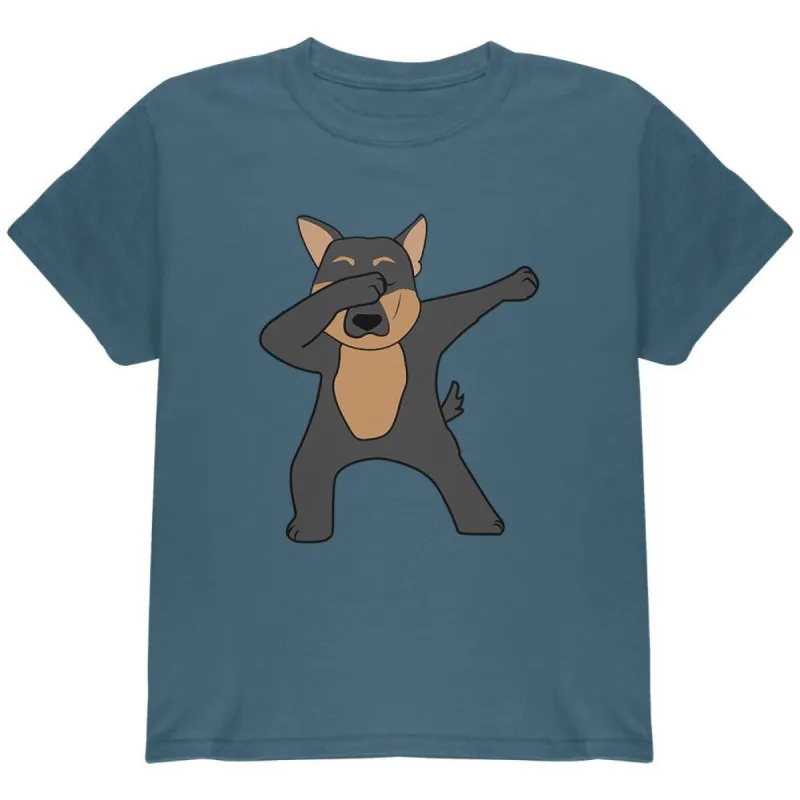 Dabbing German Shepherd Youth T Shirt sold by Old Glory