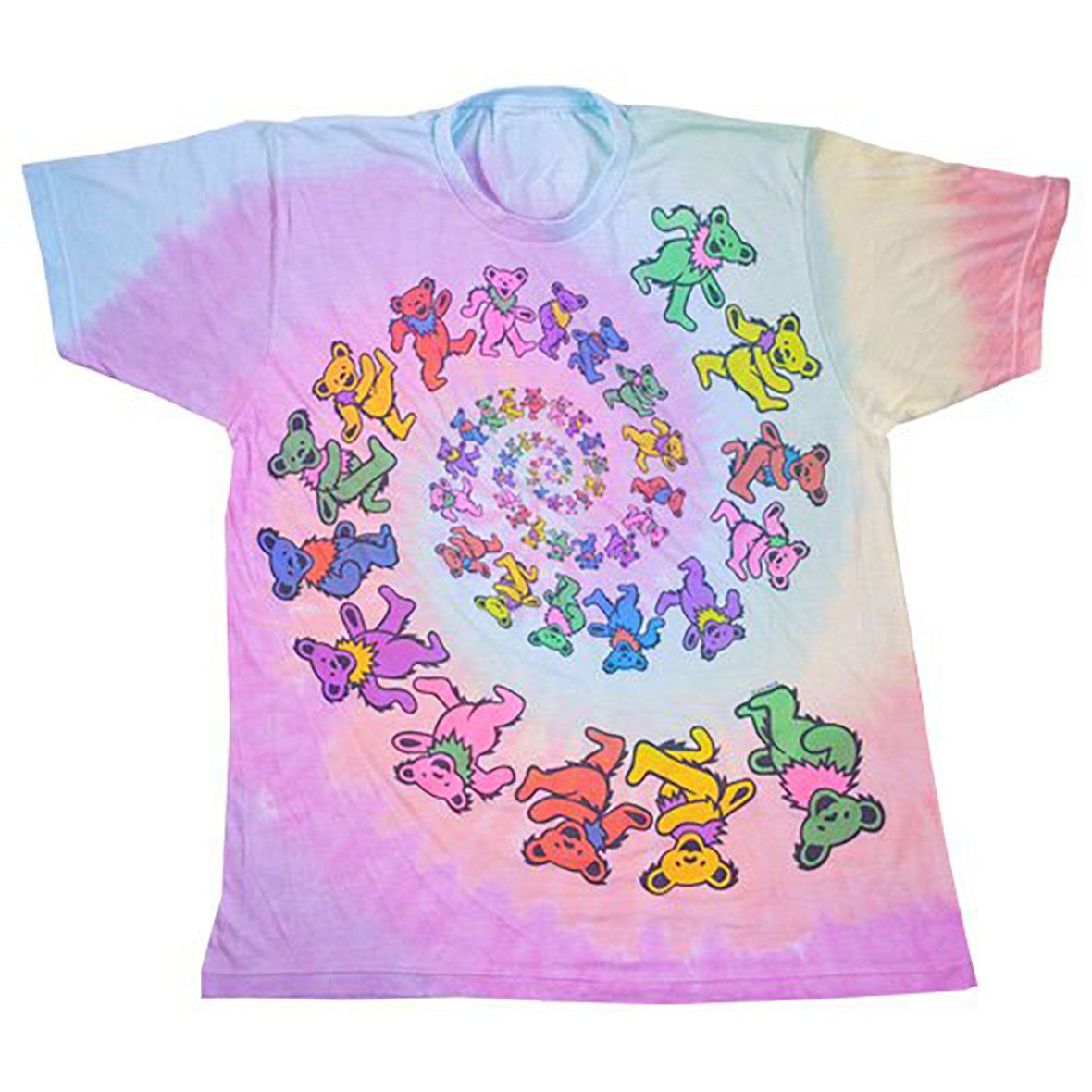 Grateful Dead Vintage Dancing Bears Mens Spiral Tie-Dye T Shirt sold by Old Glory product image thumbnail 2