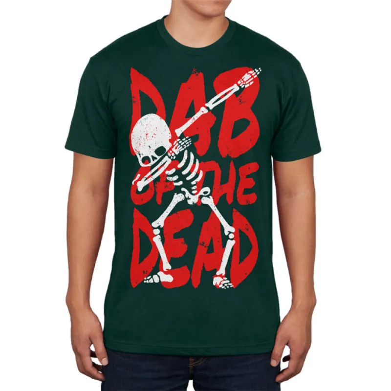 Halloween Day Dab of the Dead Skeleton Mens T Shirt sold by Old Glory