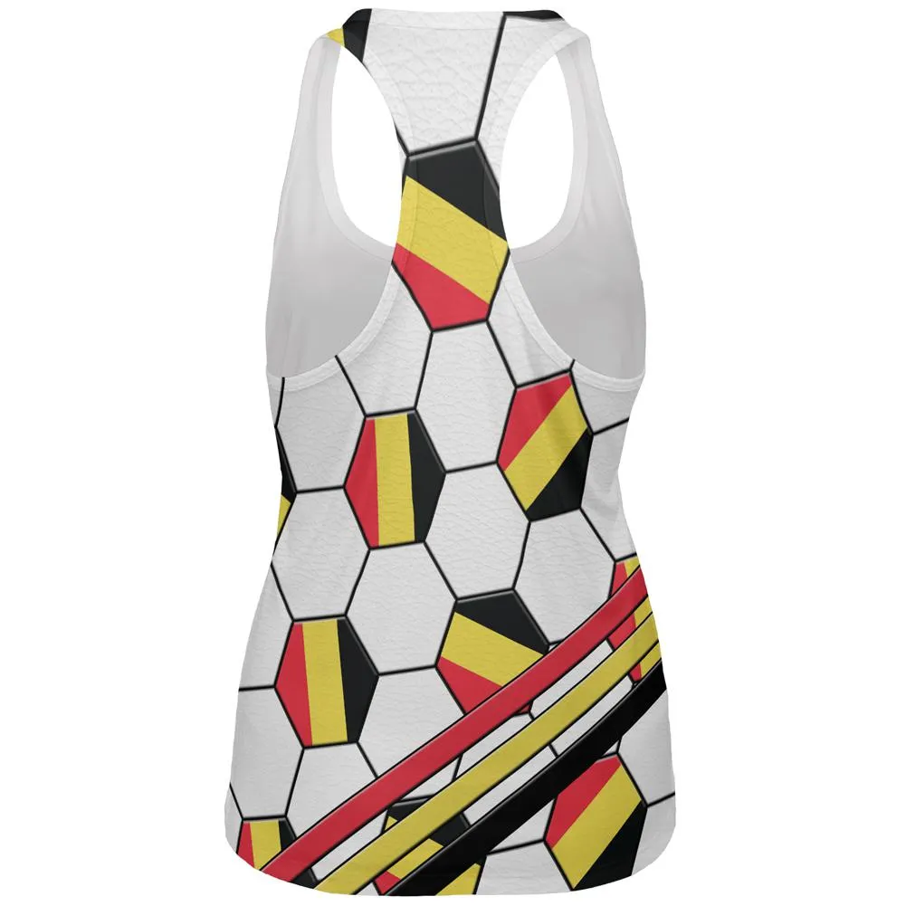 World Cup Belgium Soccer Ball All Over Womens Work Out Tank Top sold by Old Glory product image thumbnail 2