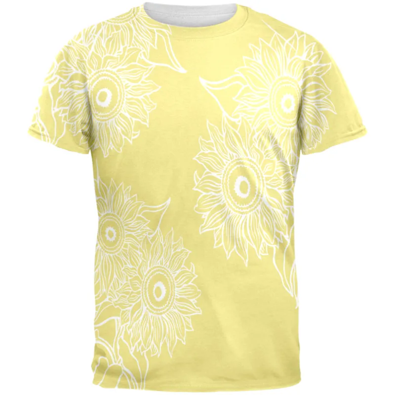 Sunflowers All Over Adult T-Shirt sold by Old Glory