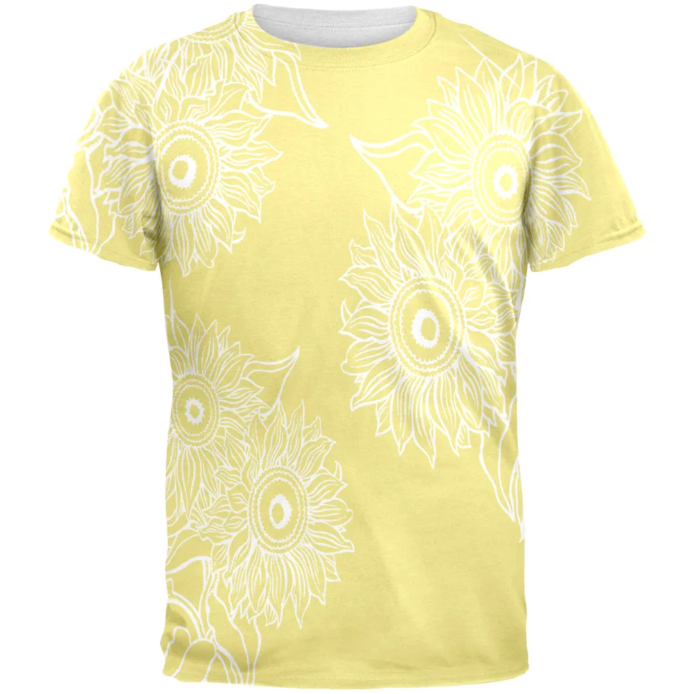 Sunflowers All Over Adult T-Shirt sold by Old Glory