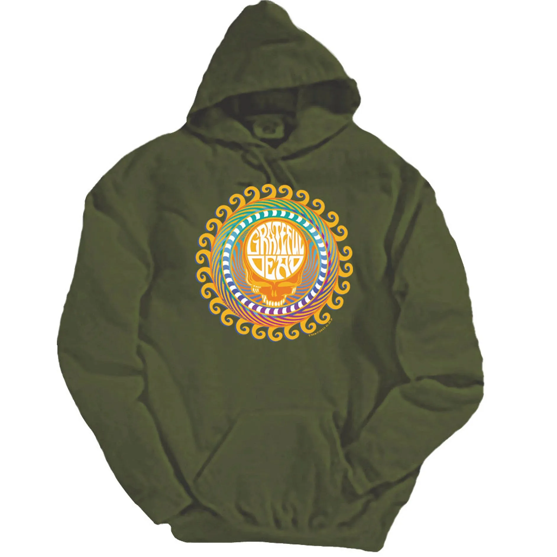 Grateful Dead - Orange Sunshine Mens Pullover Hoodie sold by Old Glory