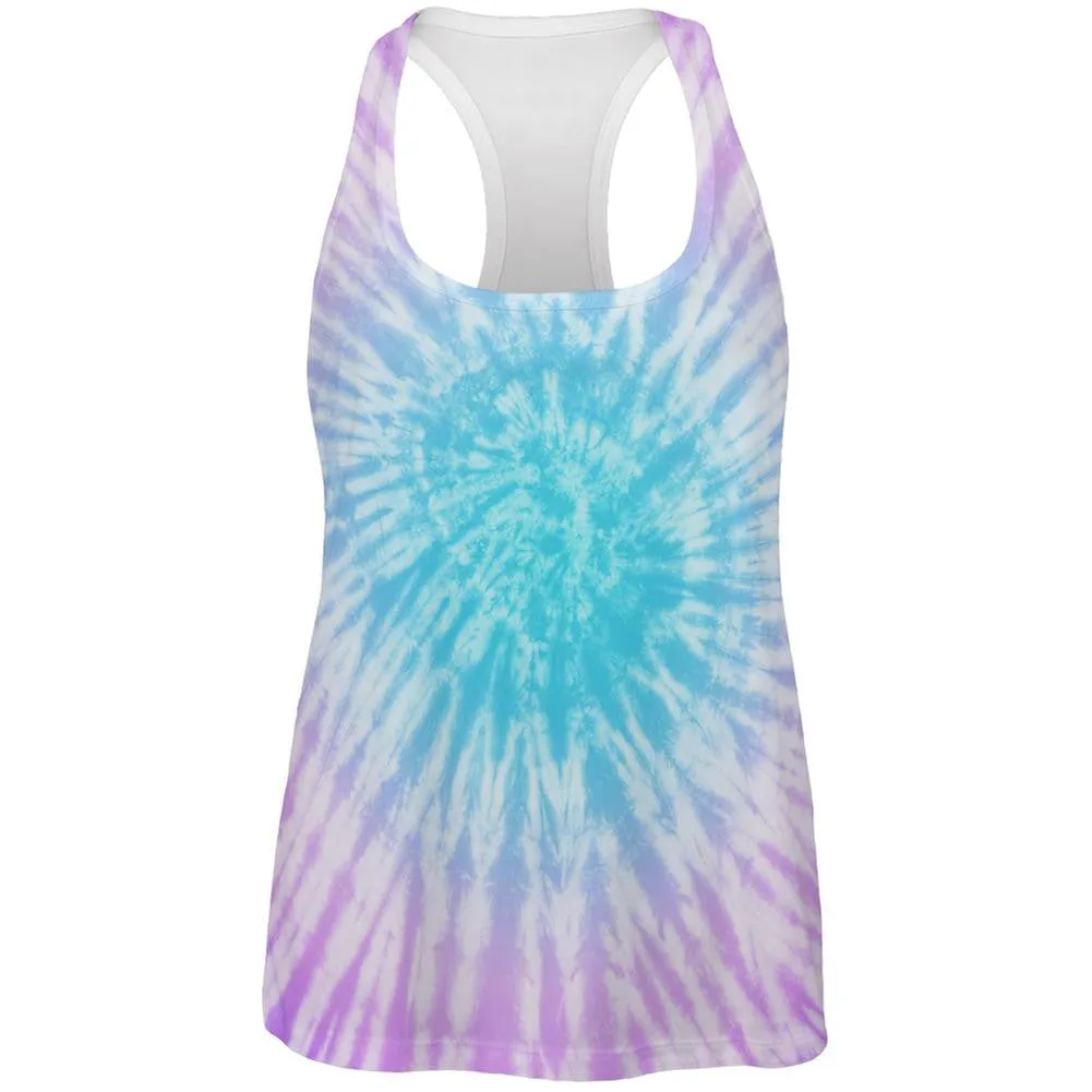 Dead Head Tie Dye All Over Womens Work Out Tank Top sold by Old Glory