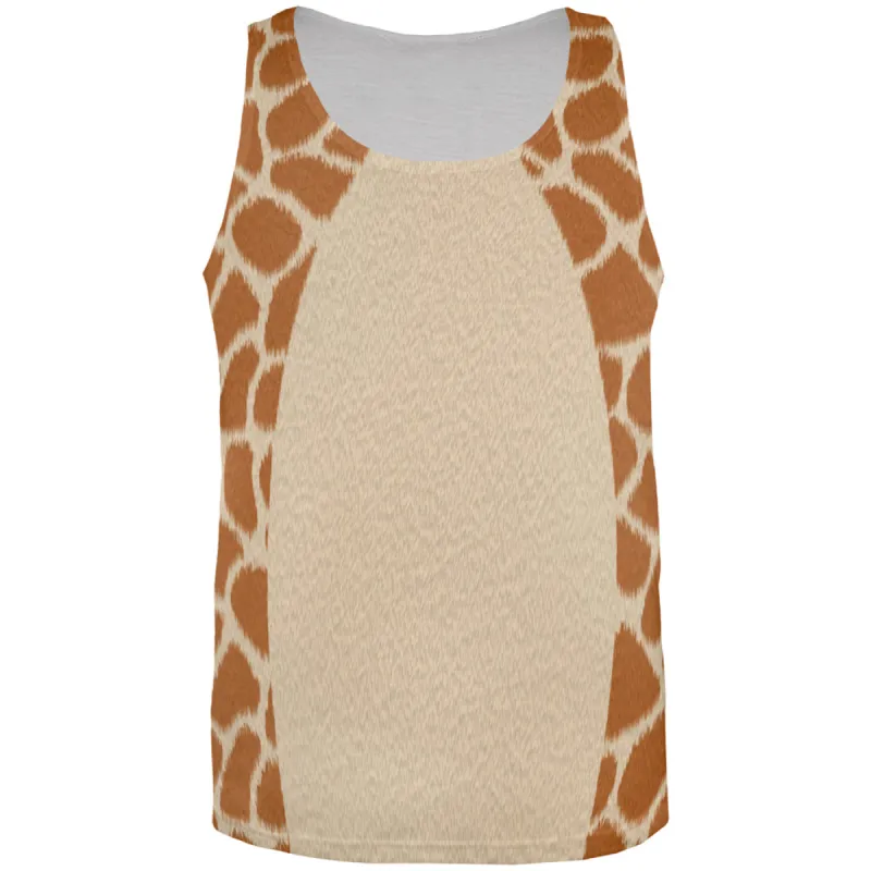 Halloween Giraffe Costume All Over Mens Tank Top sold by Old Glory