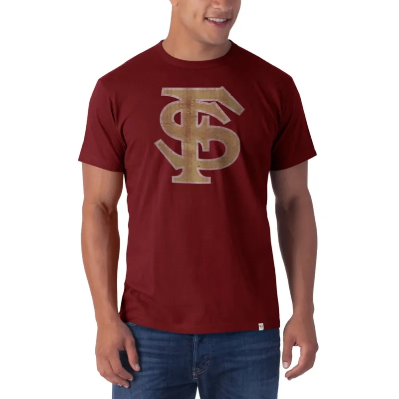 Florida State Seminoles - Flanker Red Premium T-Shirt sold by Old Glory