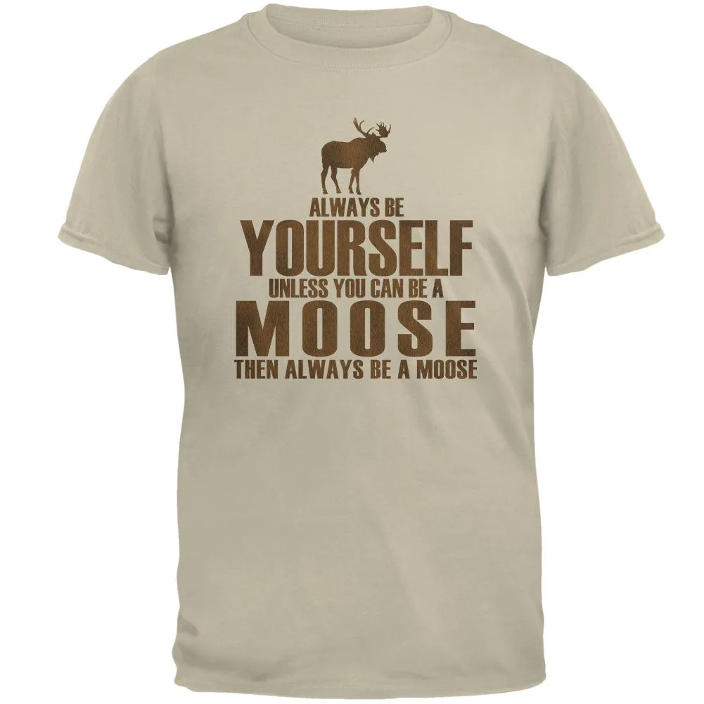 Always Be Yourself Moose Mens T Shirt sold by Old Glory product image thumbnail 4
