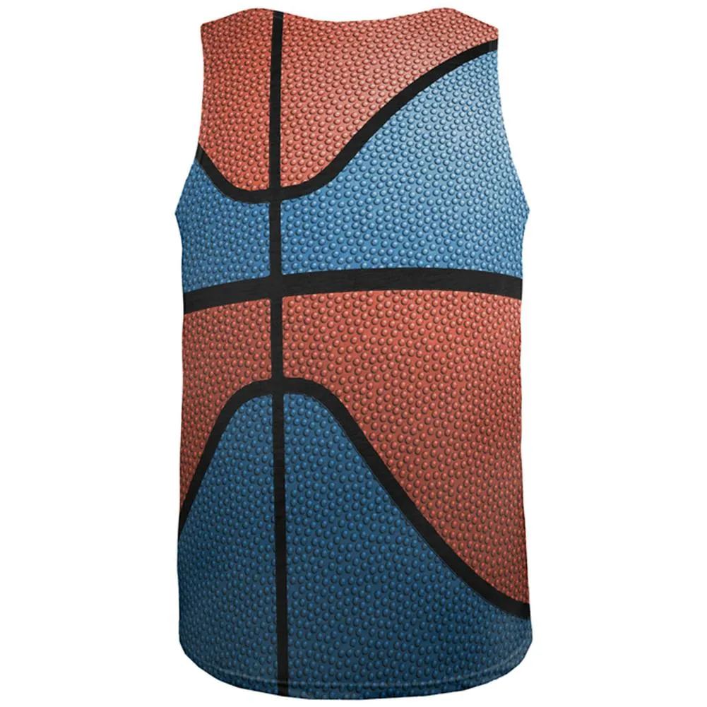 Championship Basketball Blue and Orange All Over Mens Tank Top sold by Old Glory product image thumbnail 2