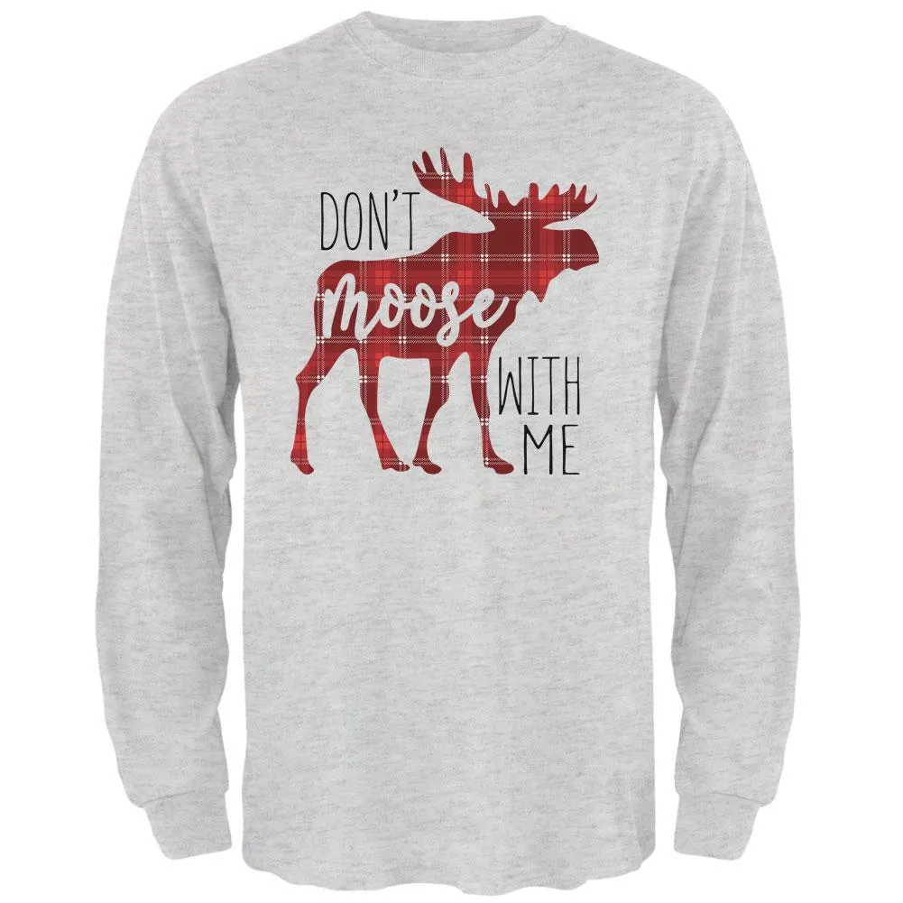 Autumn Don't Moose with Me Mens Long Sleeve T Shirt sold by Old Glory