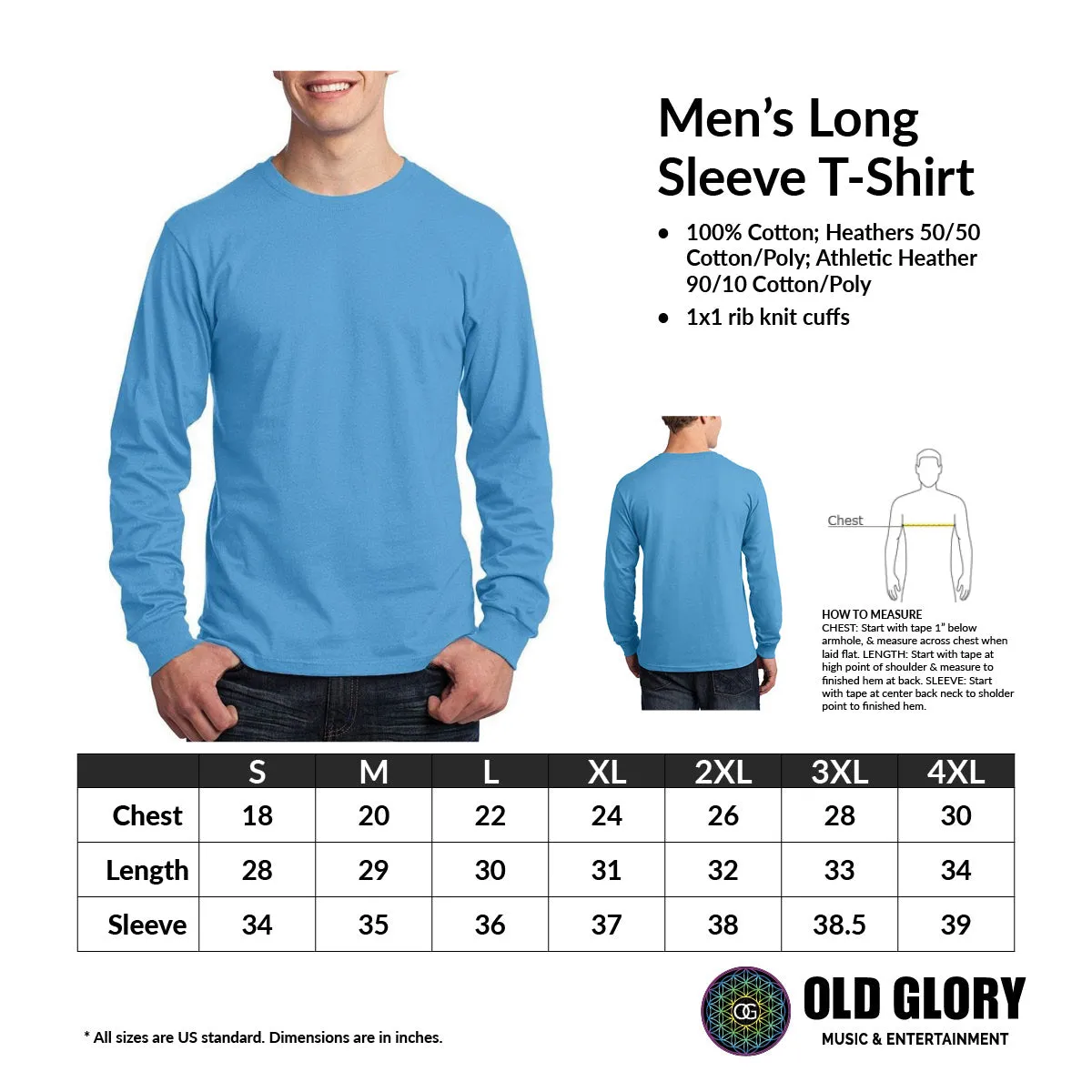 Autumn Don't Moose with Me Mens Long Sleeve T Shirt sold by Old Glory product image thumbnail 3