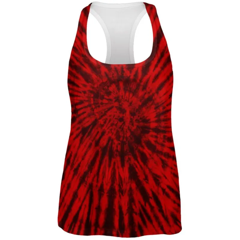 Metal Head Tie Dye All Over Womens Work Out Tank Top sold by Old Glory