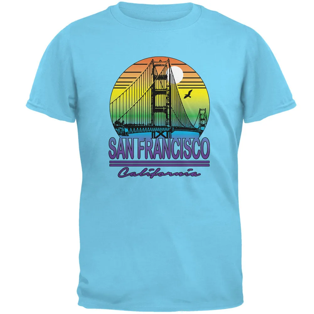 Bridge San Francisco California Rainbow Gradient Mens T Shirt sold by Old Glory product image thumbnail 4