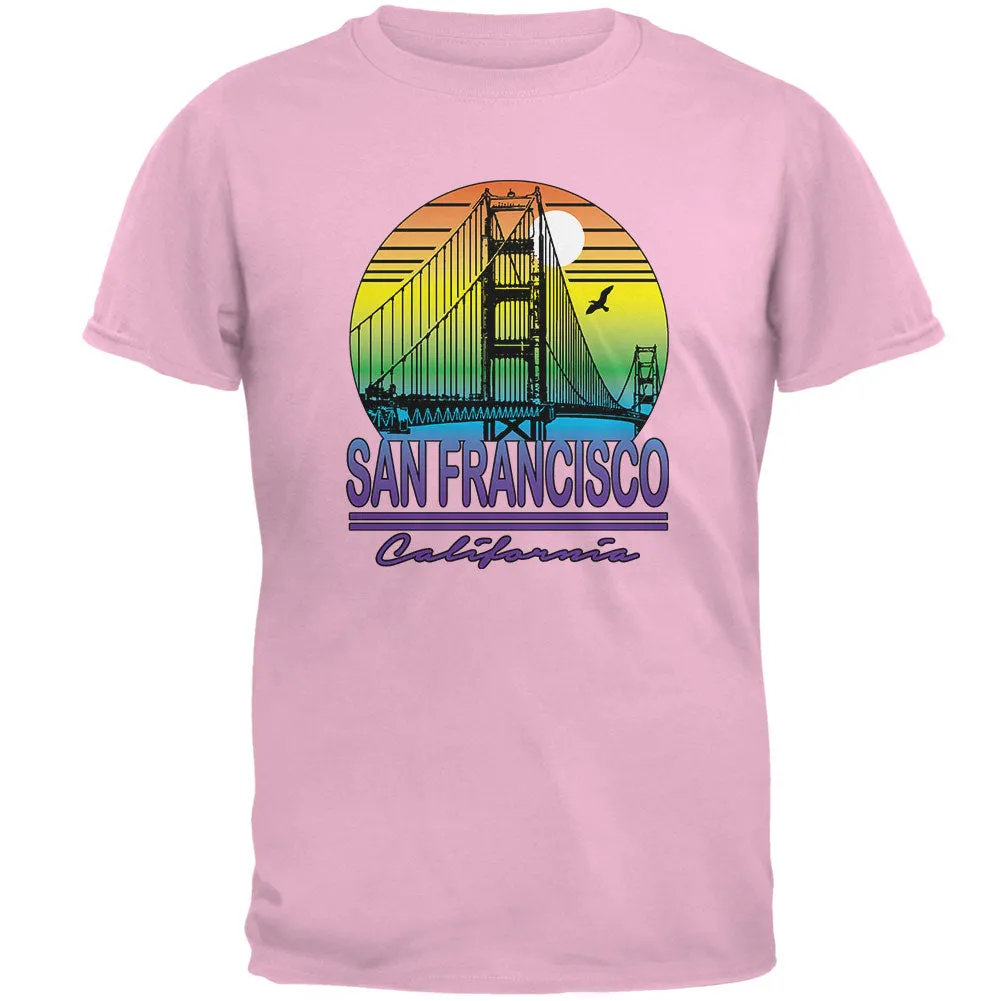 Bridge San Francisco California Rainbow Gradient Mens T Shirt sold by Old Glory product image thumbnail 2
