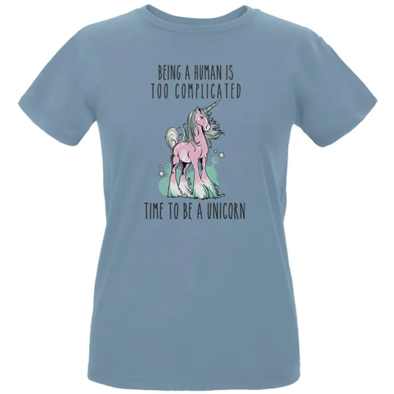 Time To Be A Unicorn Womens Organic T Shirt sold by Old Glory