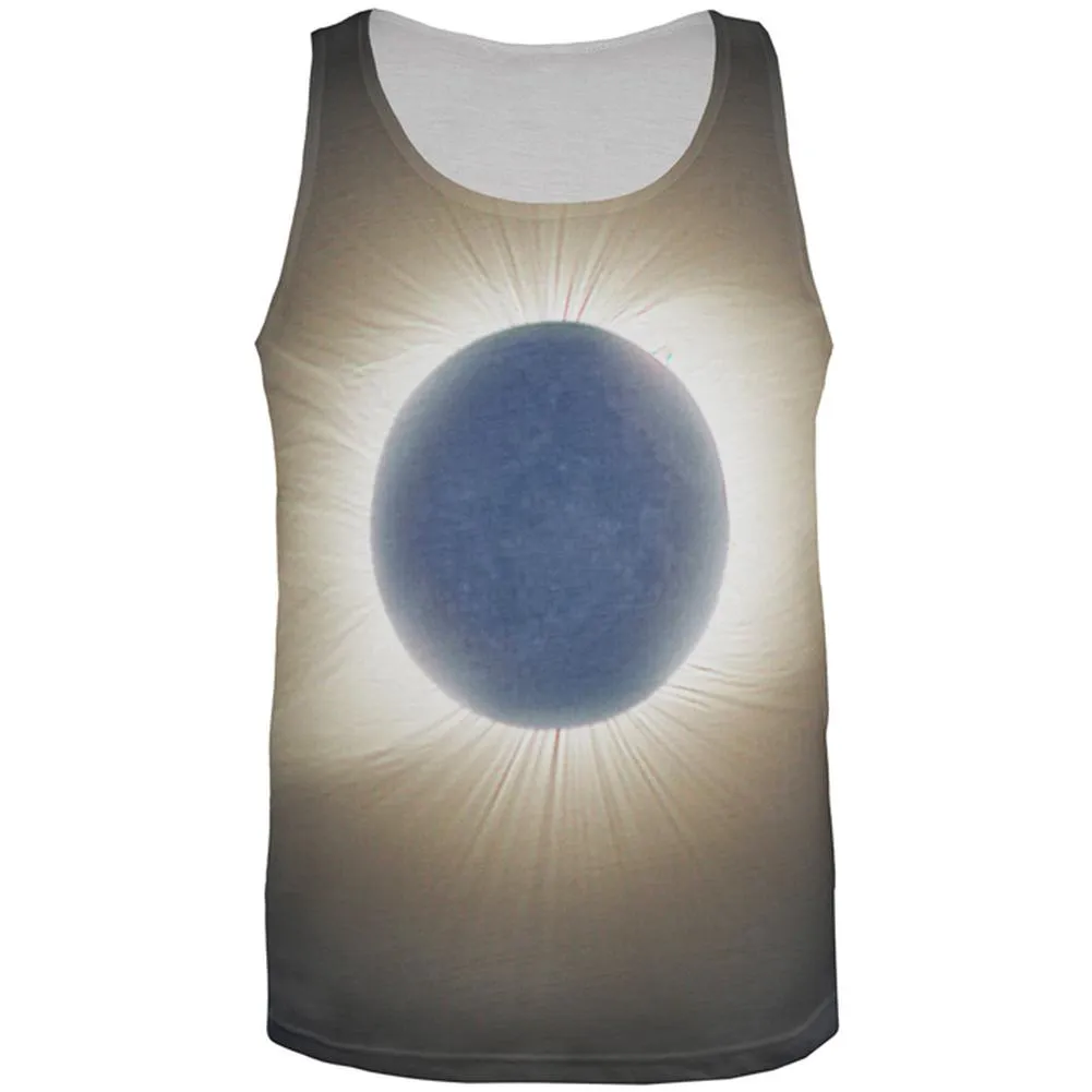 Crown of the Sun Solar Eclipse 2017 All Over Mens Tank Top sold by Old Glory