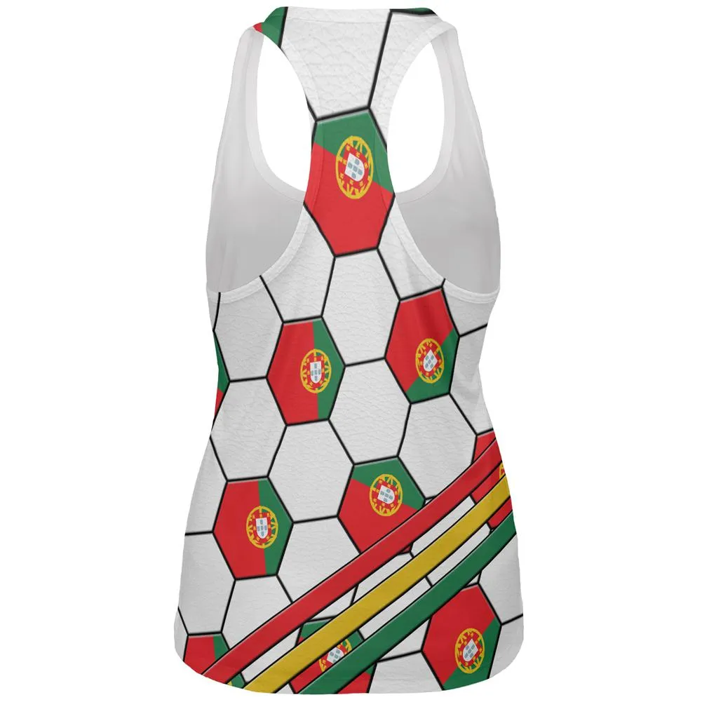 World Cup Portugal Soccer Ball All Over Womens Work Out Tank Top sold by Old Glory product image thumbnail 2
