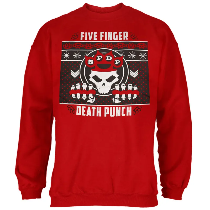 Five Finger Death Punch - Holiday Death Punch Mens Sweatshirt sold by Old Glory