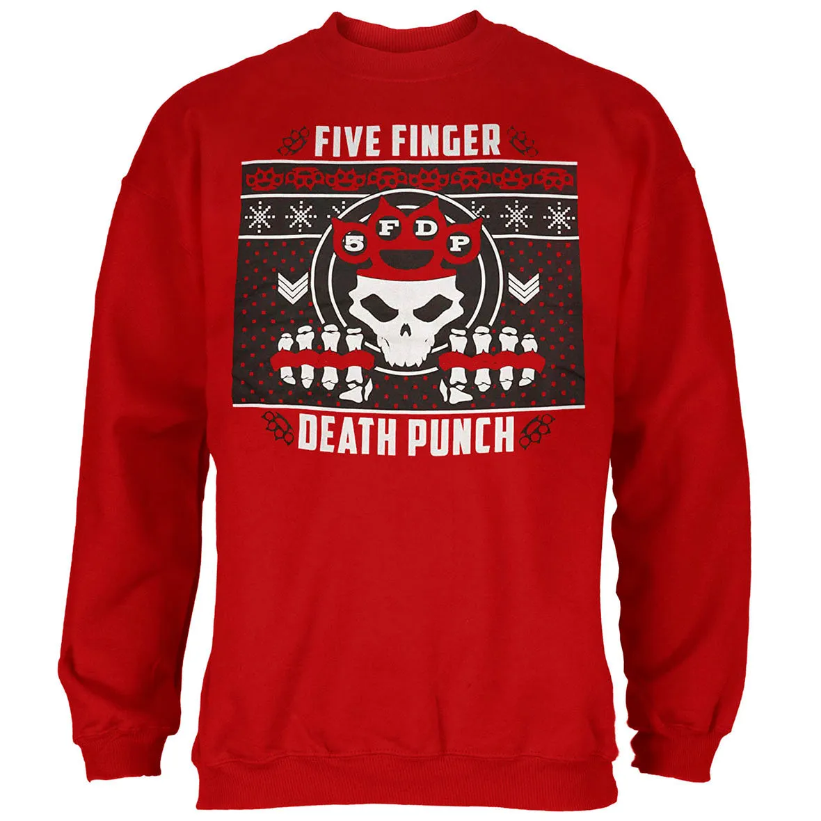Five Finger Death Punch - Holiday Death Punch Mens Sweatshirt sold by Old Glory