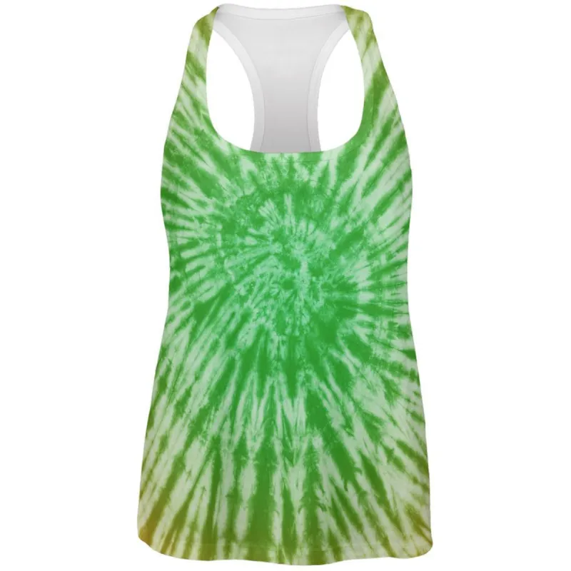St Patrick's Day Irish Tie Dye All Over Womens Work Out Tank Top sold by Old Glory