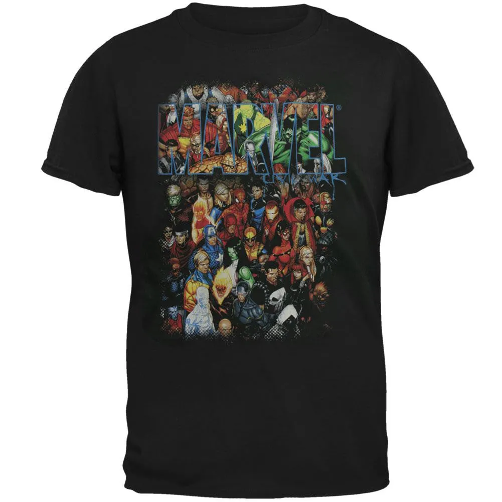 Marvel Heroes - Group Shot T-Shirt sold by Old Glory