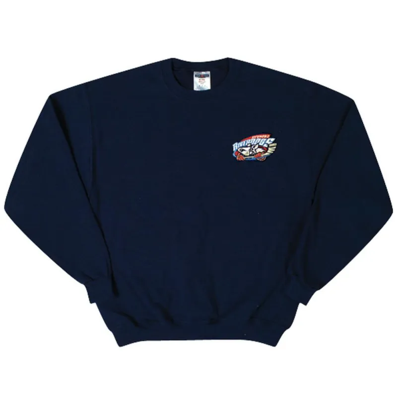 Logo Embroidered Sweatshirt - Navy sold by Old Glory