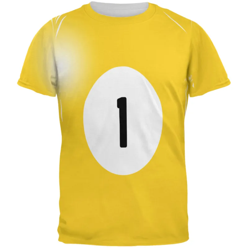 Halloween Billiard Pool Ball One Costume All Over Mens T Shirt sold by Old Glory