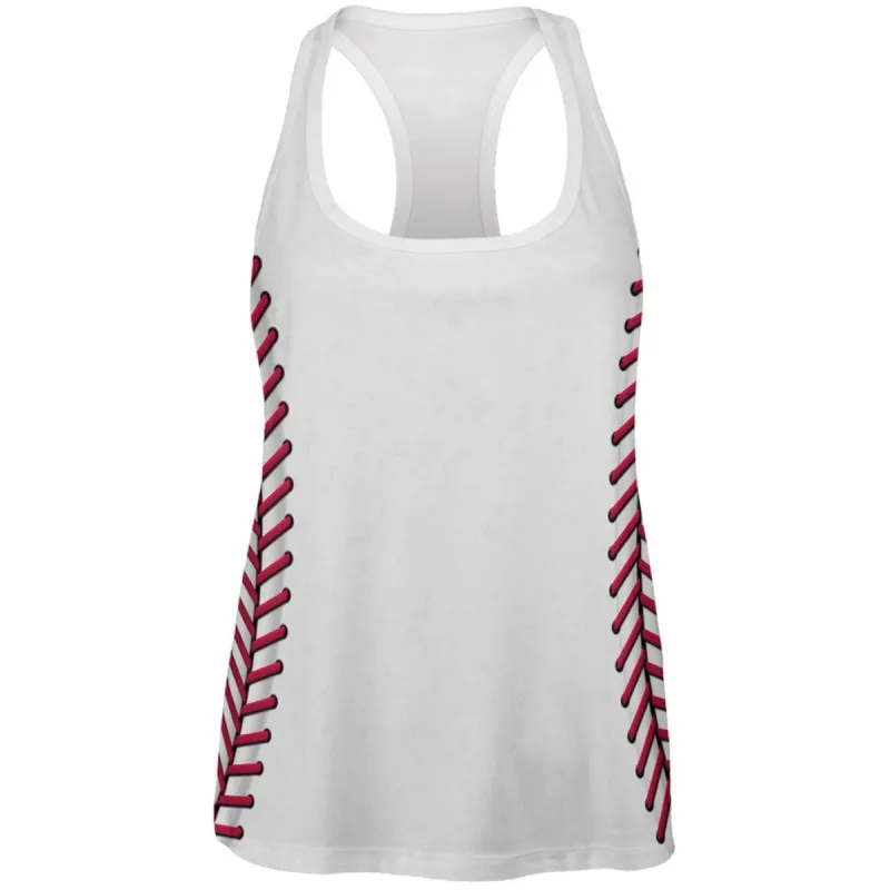 Baseball Costume All Over Womens Work Out Tank Top sold by Old Glory