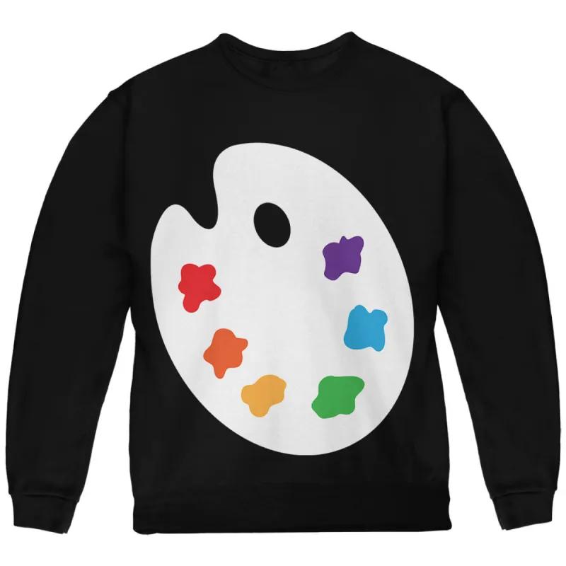 Halloween Artist Palette Costume Youth Sweatshirt sold by Old Glory