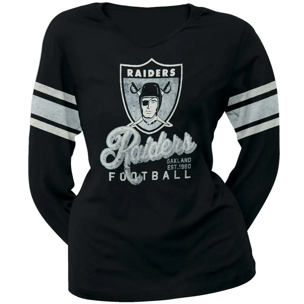 Oakland Raiders - Homerun Premium Juniors Long Sleeve T-Shirt sold by Old Glory
