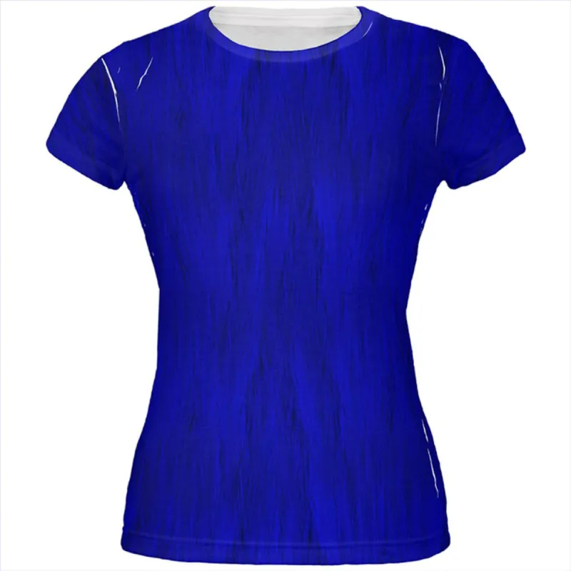 Halloween Peacock Feathers Costume All Over Juniors T Shirt sold by Old Glory