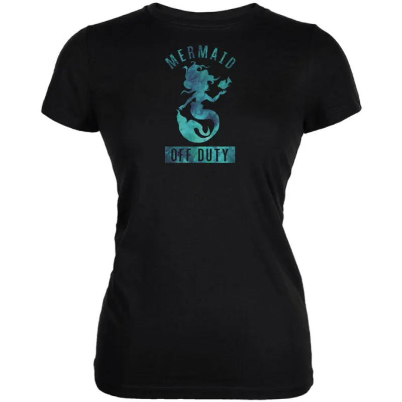 Mermaid Off Duty Tie Dye Juniors Soft T Shirt sold by Old Glory
