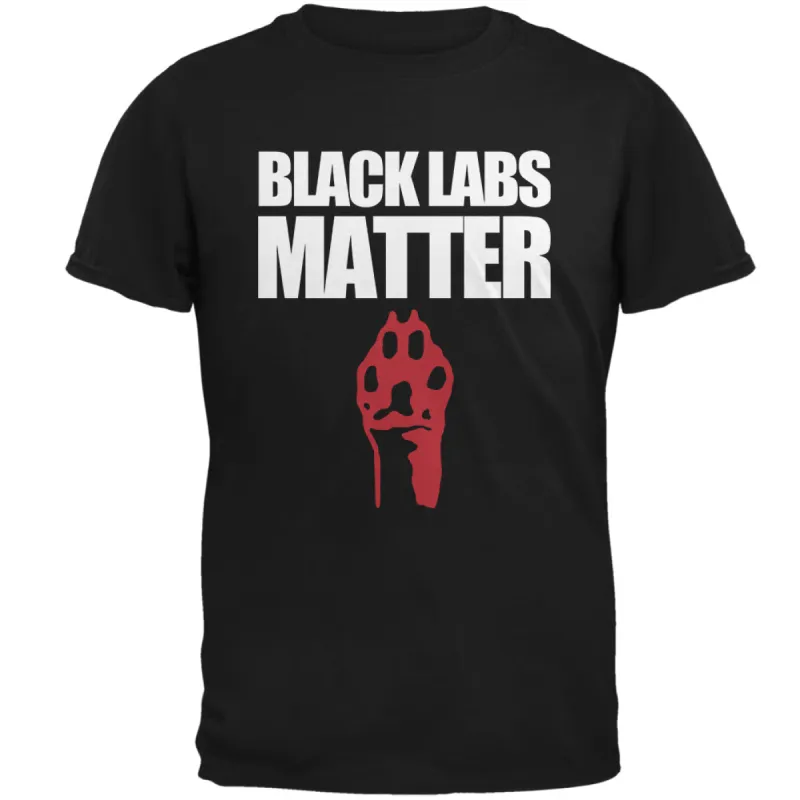 Black Labs Matter Mens T Shirt sold by Old Glory
