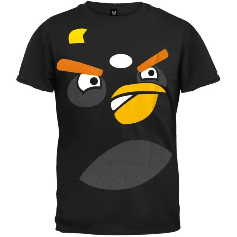 Angry Birds - Bomber Face Soft T-Shirt sold by Old Glory