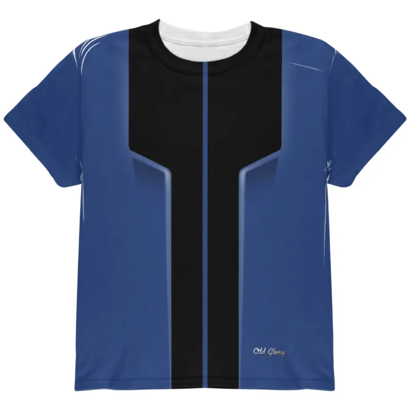 Halloween Classic Muscle Car Blue Costume All Over Youth T Shirt sold by Old Glory