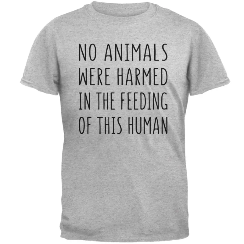 Activist No Animals Were Harmed in the Feeding of this Human Mens T Shirt sold by Old Glory