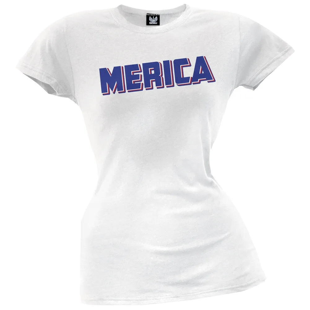 MERICA Juniors Crop Top sold by Old Glory product image thumbnail 2