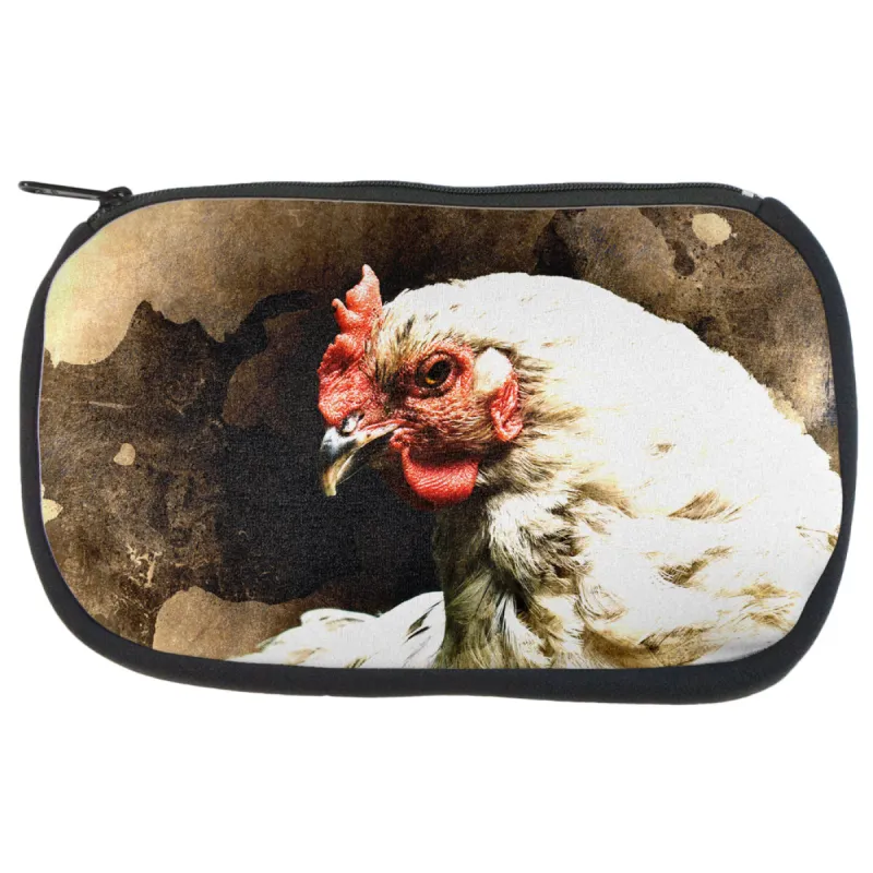 Queen Of The Barnyard Chicken Makeup Bag sold by Old Glory