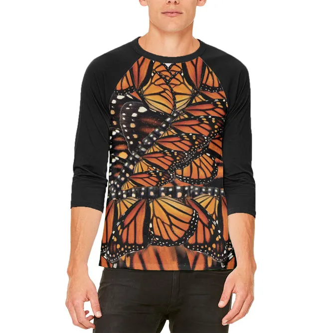Halloween Costume Monarch Butterfly Costume Mens Raglan T Shirt sold by Old Glory