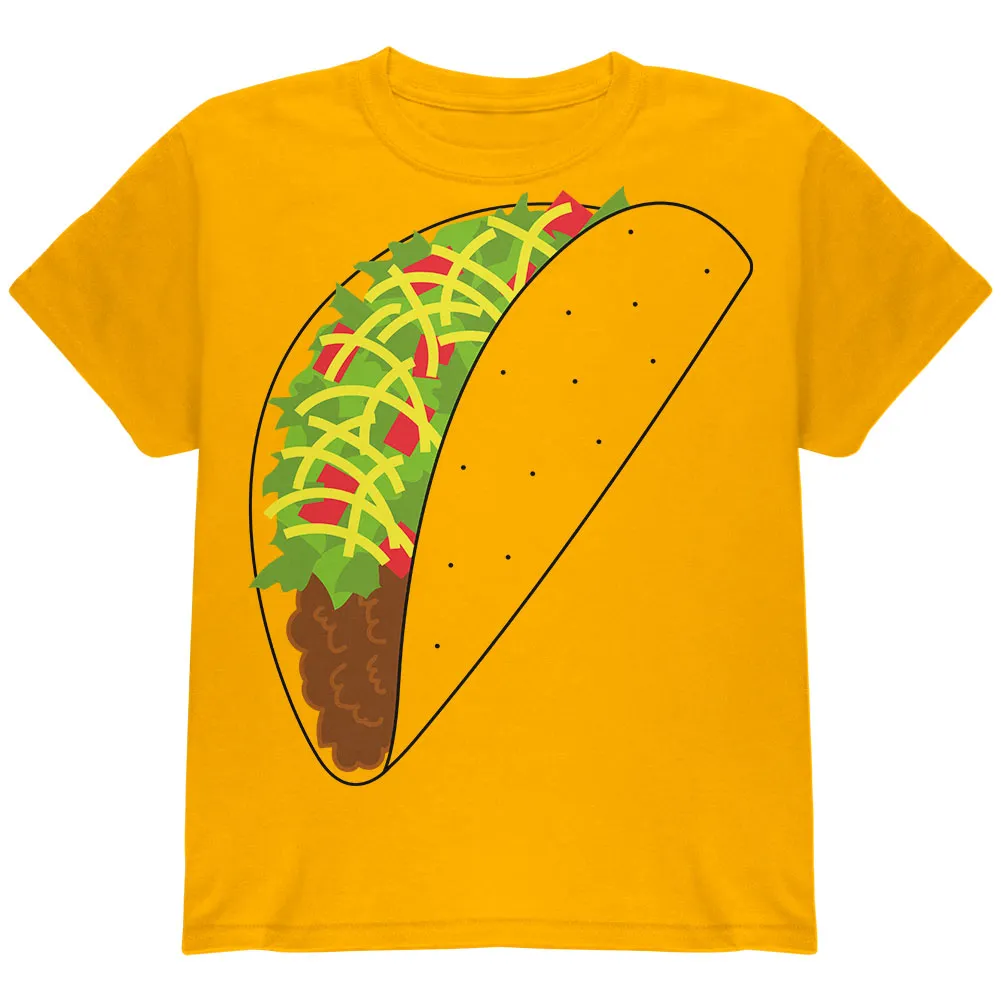 Halloween Taco Food Costume Youth T Shirt sold by Old Glory