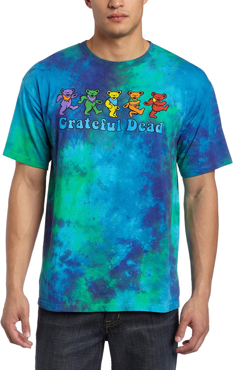 Grateful Dead - Dancing Bears Tie Dye Adult T-Shirt sold by Old Glory