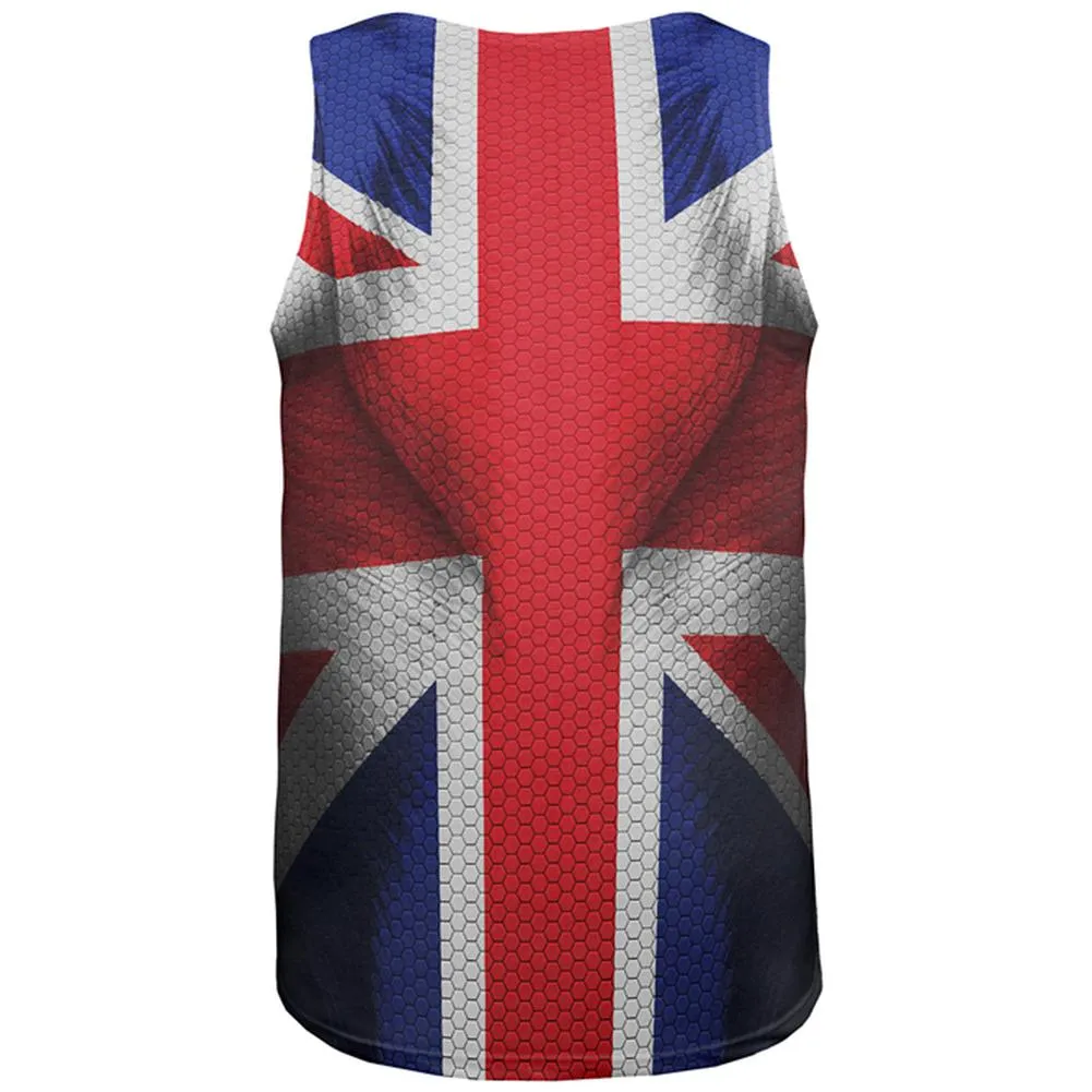 Halloween Union Jack British Flag Superhero Costume All Over Mens Tank Top sold by Old Glory product image thumbnail 2