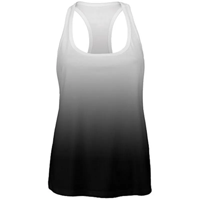 Fade to Black All Over Womens Work Out Tank Top sold by Old Glory