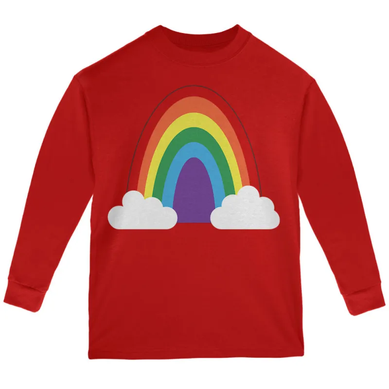 Halloween Rainbow Costume Youth Long Sleeve T Shirt sold by Old Glory