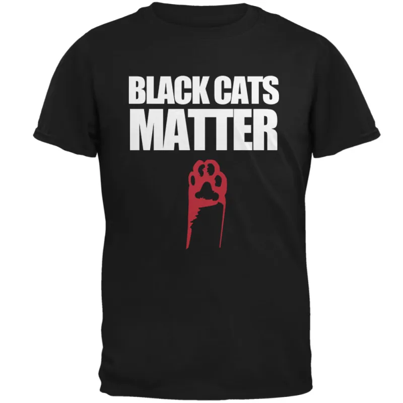 Black Cats Matter Mens T Shirt sold by Old Glory