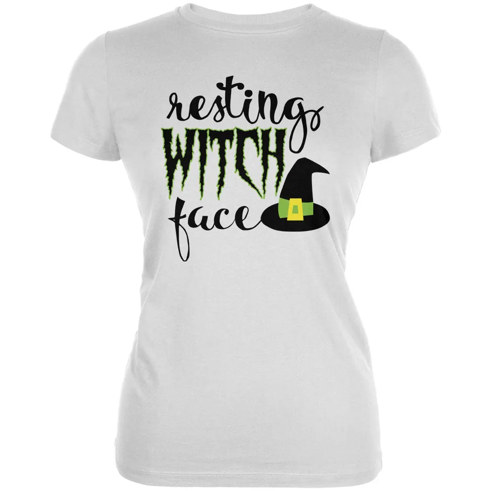 Halloween Resting Witch Face Juniors Soft T Shirt sold by Old Glory product image thumbnail 3