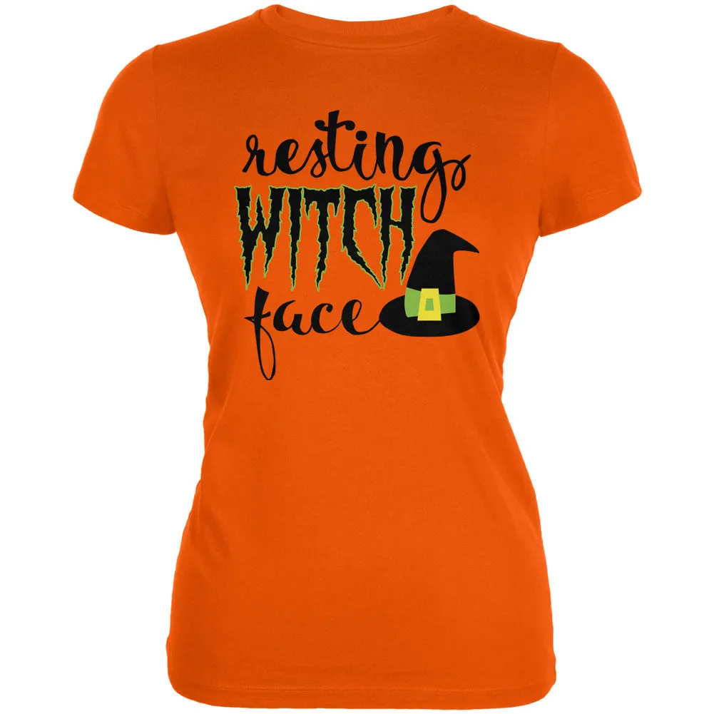 Halloween Resting Witch Face Juniors Soft T Shirt sold by Old Glory product image thumbnail 2