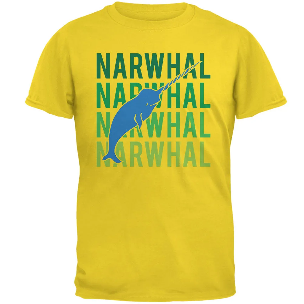Narwhal Stacked Repeat Mens T Shirt sold by Old Glory product image thumbnail 3